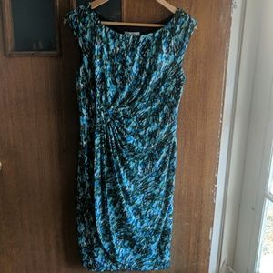 Dress Barn Multicolored Sleeveless Dress